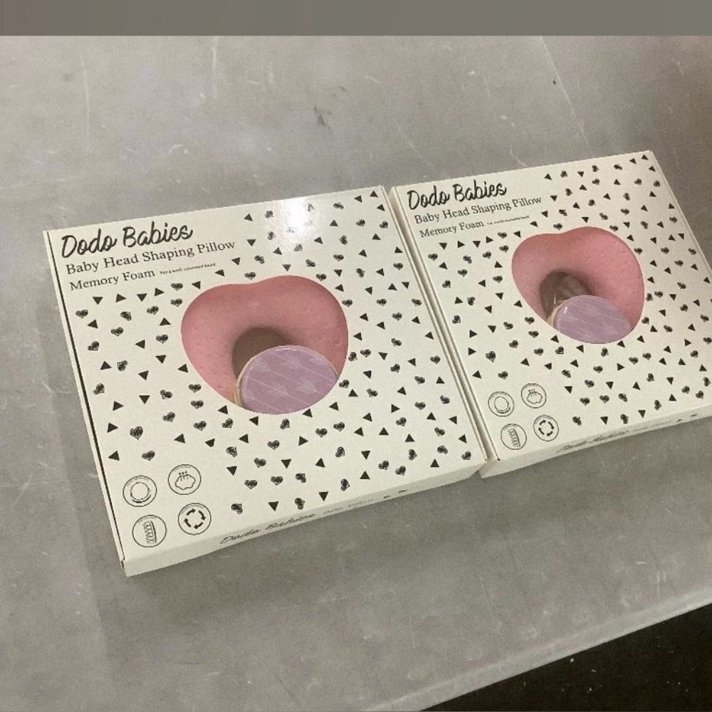 Pink Memory Foam Head Shaping Pillow 1 pk